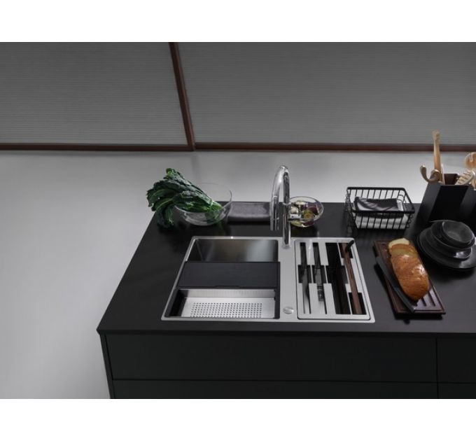 Мойка Franke BWX 120-41-27, вентиль-автомат, шлифованная (122.0579.553)