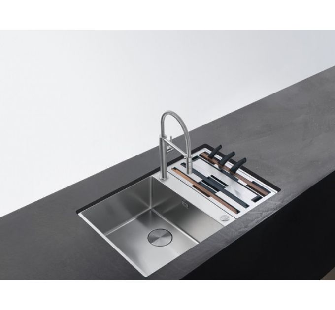 Мойка Franke BWX 120-41-27, вентиль-автомат, шлифованная (122.0579.553)