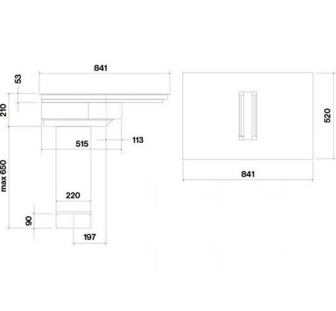 Варочная панель Falmec ZERO индукционная с вытяжкой