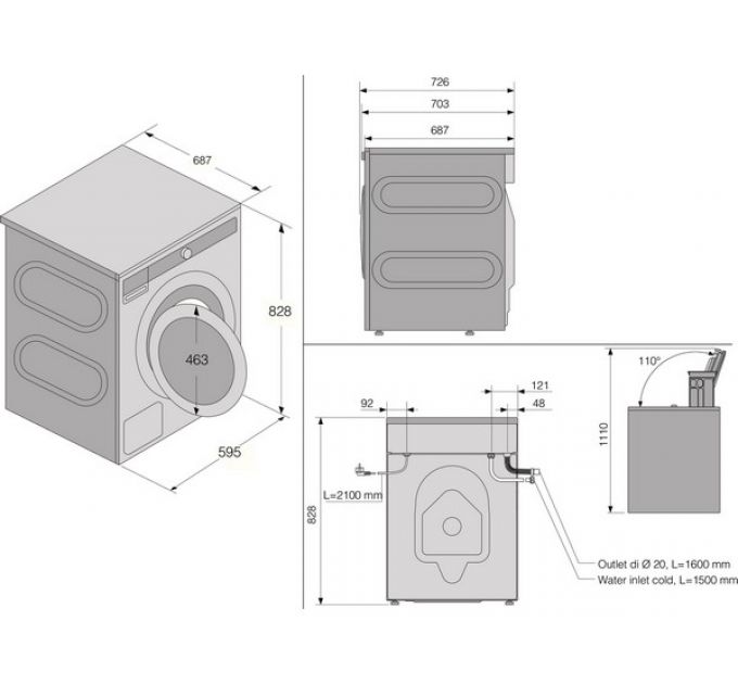 Стиральная машина ASKO W3114CXLW