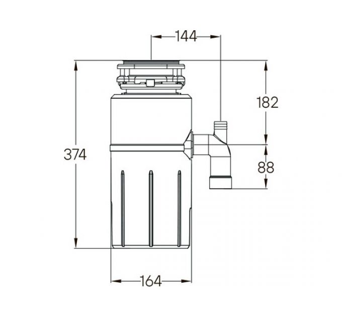 Измельчитель пищевых отходов Paulmark INTENSO I-500