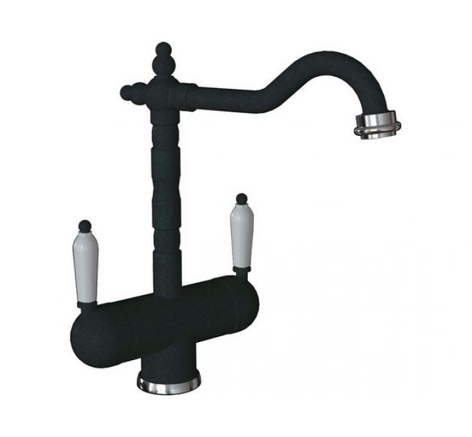 Смеситель Florentina Ария черный