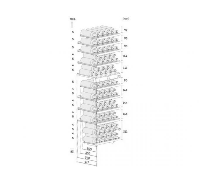 Винный шкаф Liebherr EWTgw 3583-26 001 Vinidor встраиваемый