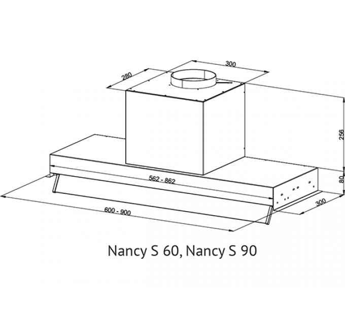 Вытяжка Kuppersberg NANCY S 60 Black