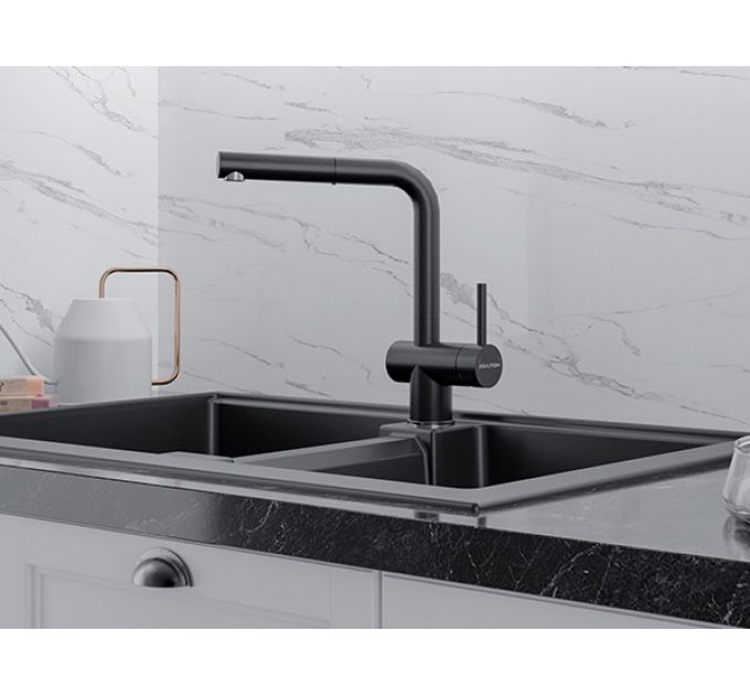 Смеситель Paulmark Dosse Do214418-AN (401), антрацит