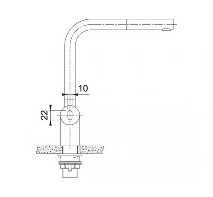 Смеситель Franke Atlas Neo Sensor pull-out, выдв. лейка, нерж. сталь (115.0625.523)