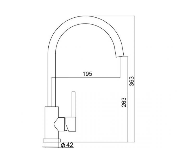 Смеситель Ukinox UM2104 GG