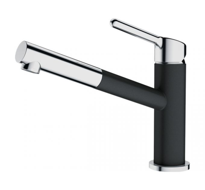 Смеситель Franke Orbit с выдвижным шлангом, хром/оникс (115.0623.057)