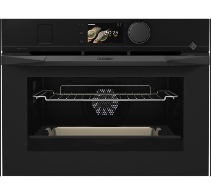 Духовой шкаф De Dietrich DKR4741B компактный с паром