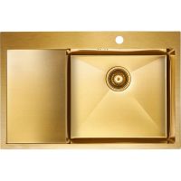 Мойка Paulmark Kroner 78F PM217851-BGR, брашированное золото