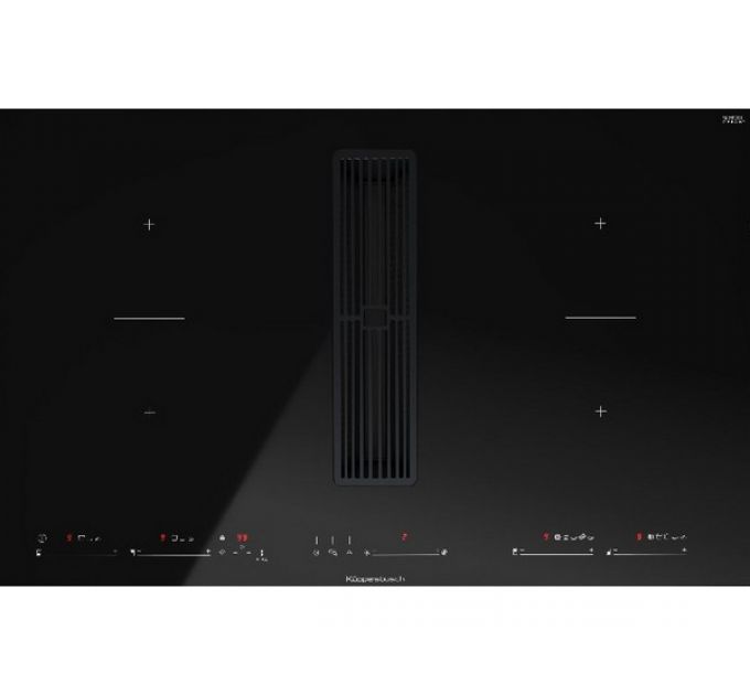Варочная панель Kuppersbusch KMI 8590.0 SR Black Velvet индукционная с вытяжкой