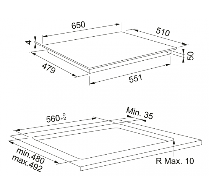 Варочная панель Franke FSM 654 I B BK (108.0606.108) индукционная
