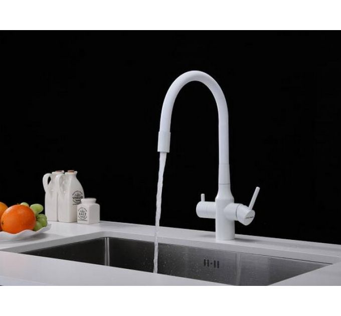 Смеситель Paulmark Salix Sa213419-WH (431), белый матовый