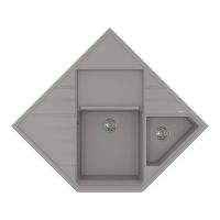 Мойка Florentina Бомбей грей