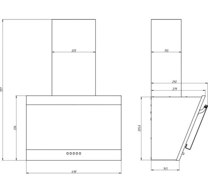 Вытяжка Elikor Титан 50П-430-К3Д белый SM