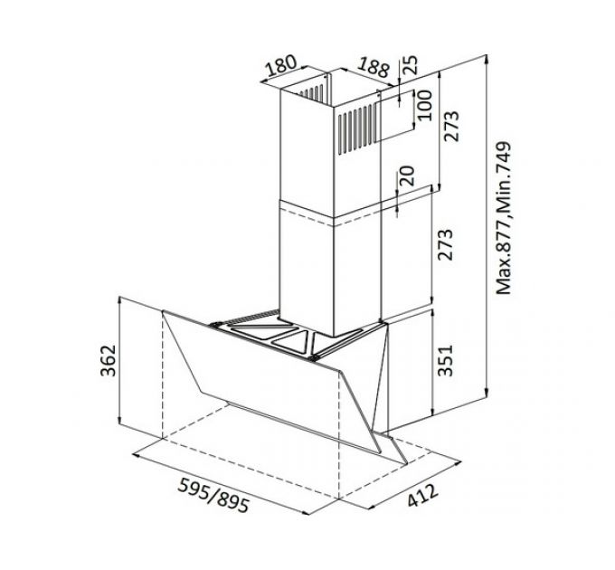 Вытяжка Jacky's JV WB691