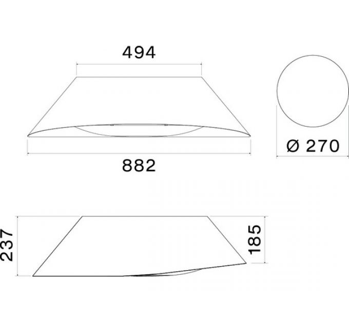 Вытяжка Falmec VOGUE WHITE