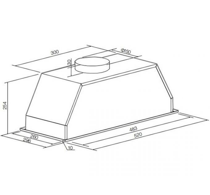 Вытяжка GRAUDE LB 52.0 W