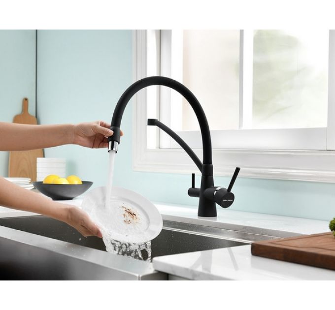 Смеситель Paulmark Siegen Si213111-AN (401TB), антрацит