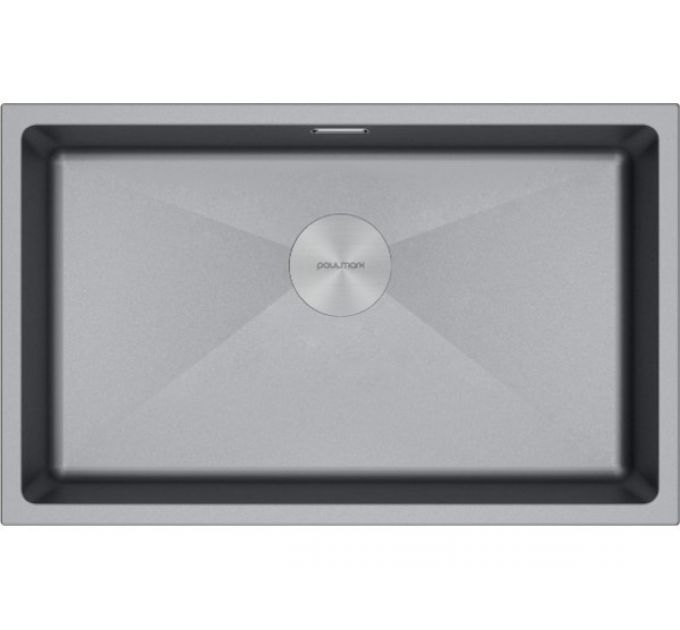 Мойка Paulmark Lumi 74uni LU74-GRM, серый металлик