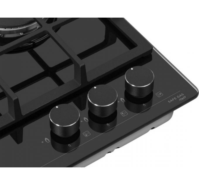 Варочная панель MEFERI MGH453BK GLASS POWER газовая