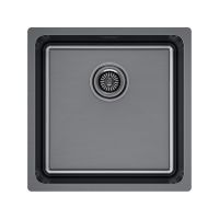 Мойка Paulmark Yuni 44 uni YU44-GM, вороненая сталь