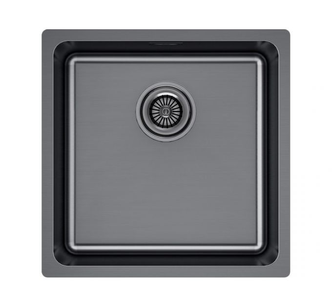 Мойка Paulmark Yuni 44 uni YU44-GM, вороненая сталь