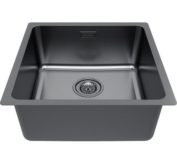 Мойка Paulmark Yuni 44 uni YU44-GM, вороненая сталь