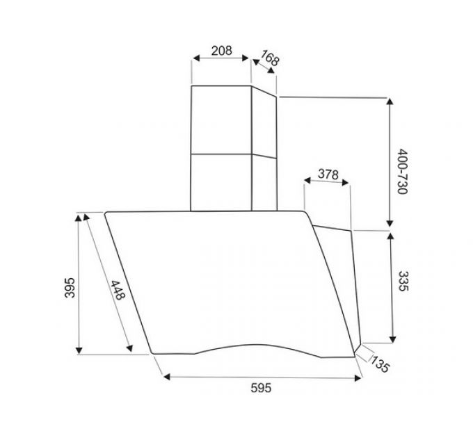 Вытяжка EXITEQ EX-1116 black