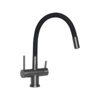 Смеситель Longran Techno LM2198 GunGrey/Black