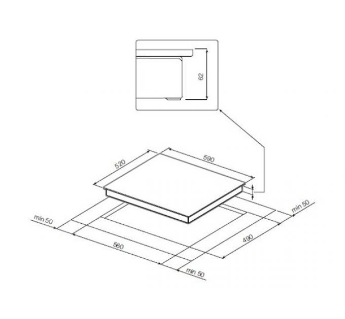 Варочная панель GRAUDE IK 60.1 F индукционная
