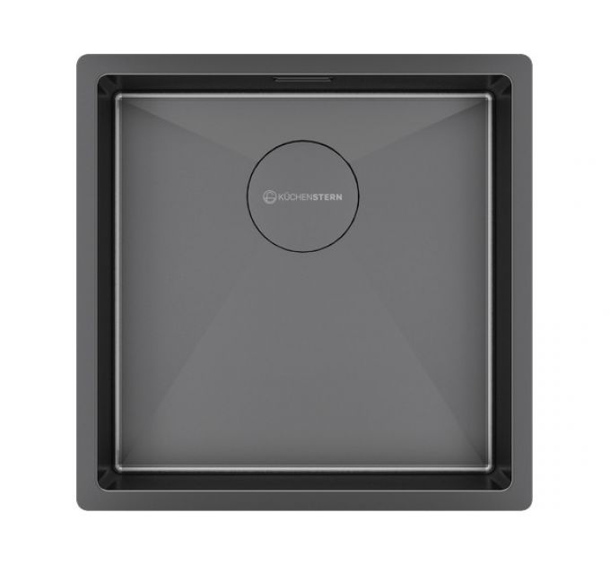 Мойка Kuchenstern KRAFT 45 вороненая сталь
