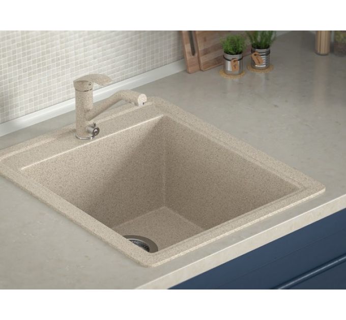 Мойка Gamma Stone GS-18 светло-серый 310