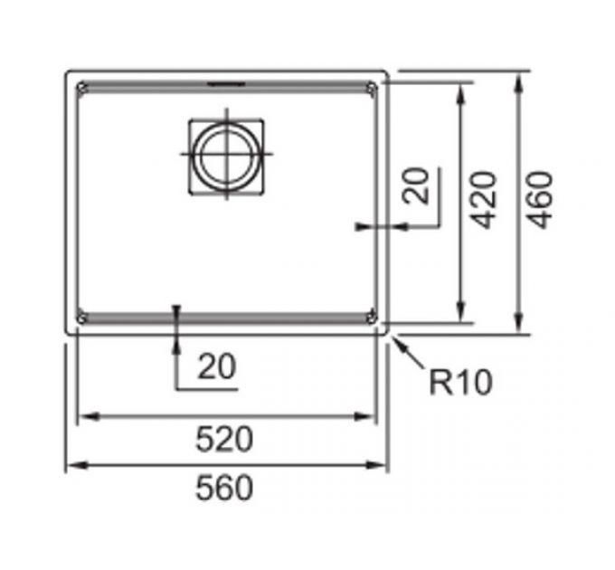 Мойка Franke KNG 110-52, грифельный серый, вент-автомат (125.0731.689)