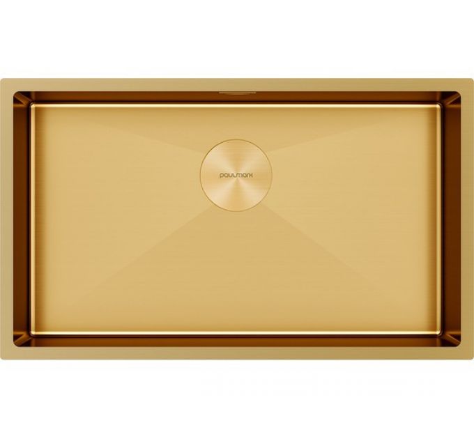 Мойка Paulmark Next 74 uni PM217444-BG, брашированное золото