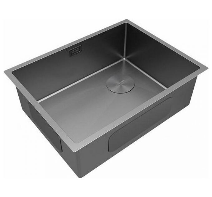 Мойка Paulmark Next-skew 58 uni PM885844-MG, матовый серый