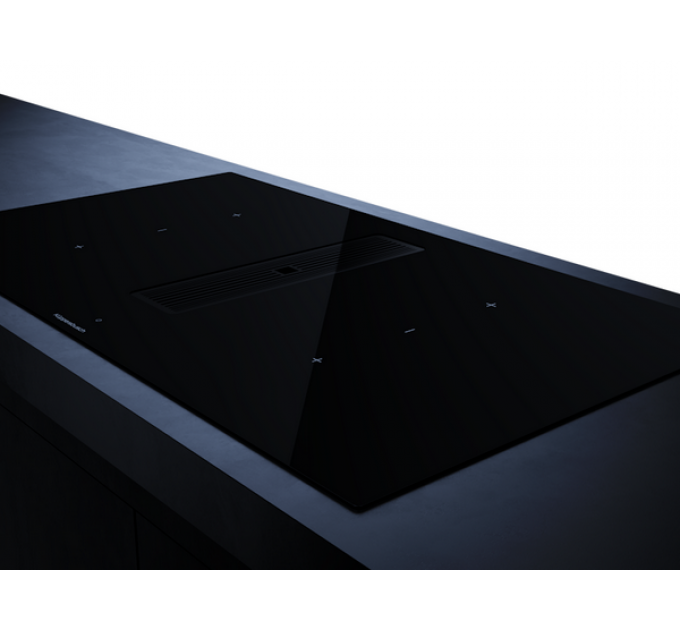 Варочная панель Kuppersbusch KMI 9350.0 SR Black Chrome индукционная с вытяжкой