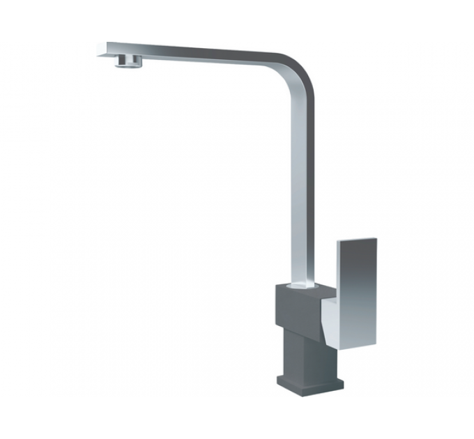 Смеситель Florentina Сильвер серый шёлк