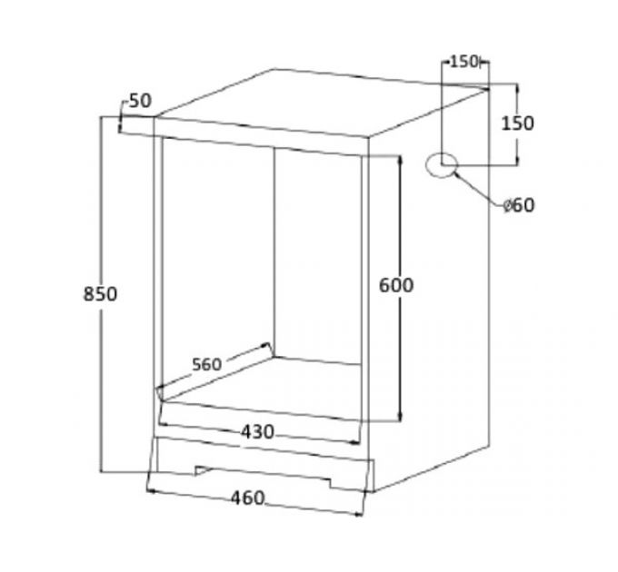 Духовой шкаф MEFERI MEO458WH COMFORT
