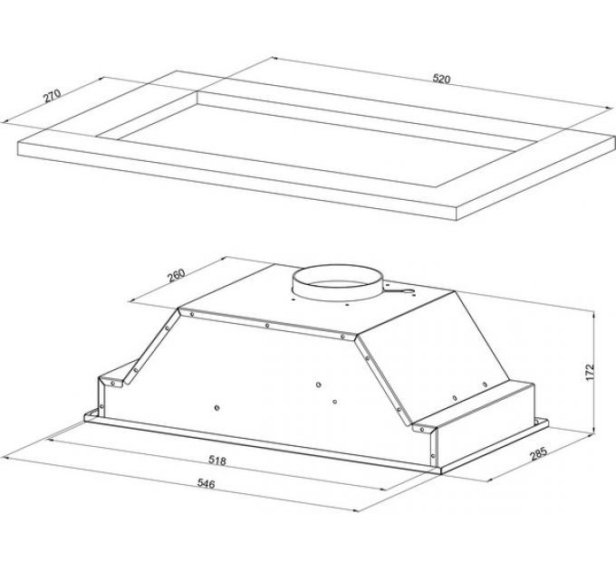 Вытяжка Kuppersberg INTOUCH 60 X