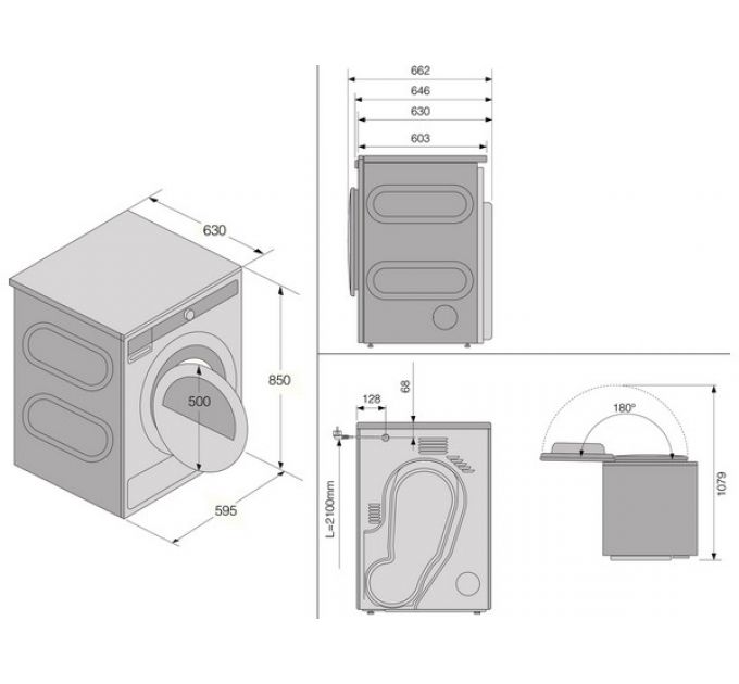 Сушильная машина ASKO T709HUW