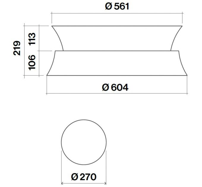 Вытяжка Falmec DAMA IS.60 Brushed Stainless Steel