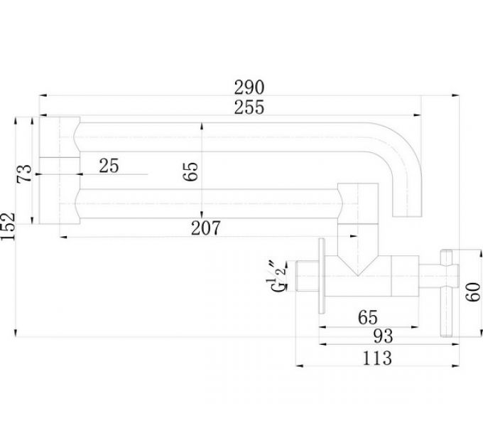 Смеситель Longran Techno LC3161 Stainless Steel