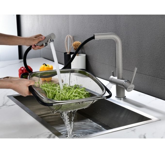 Смеситель Paulmark Serpentine Se213222-DG, графит