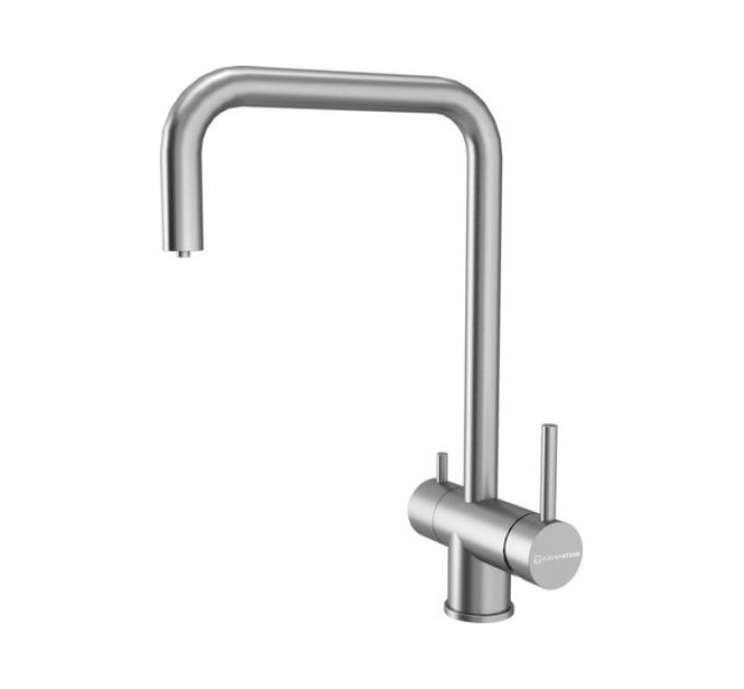 Смеситель Kuchenstern STROM-F нержавеющая сталь