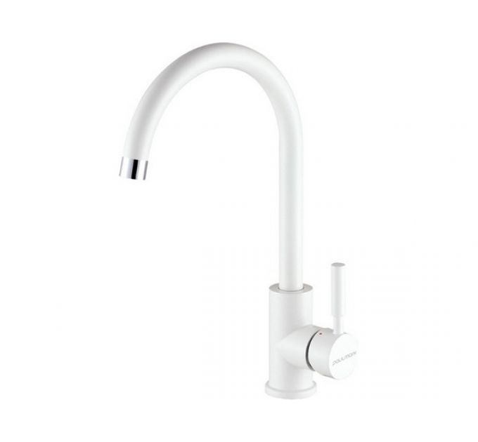 Смеситель Paulmark Holstein Ho212063-WH (431), белый матовый