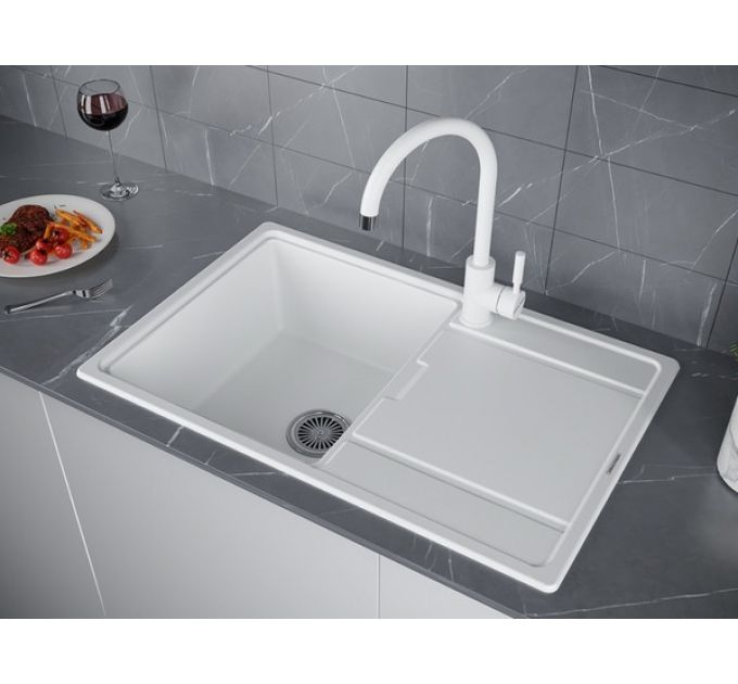 Смеситель Paulmark Holstein Ho212063-WH (431), белый матовый