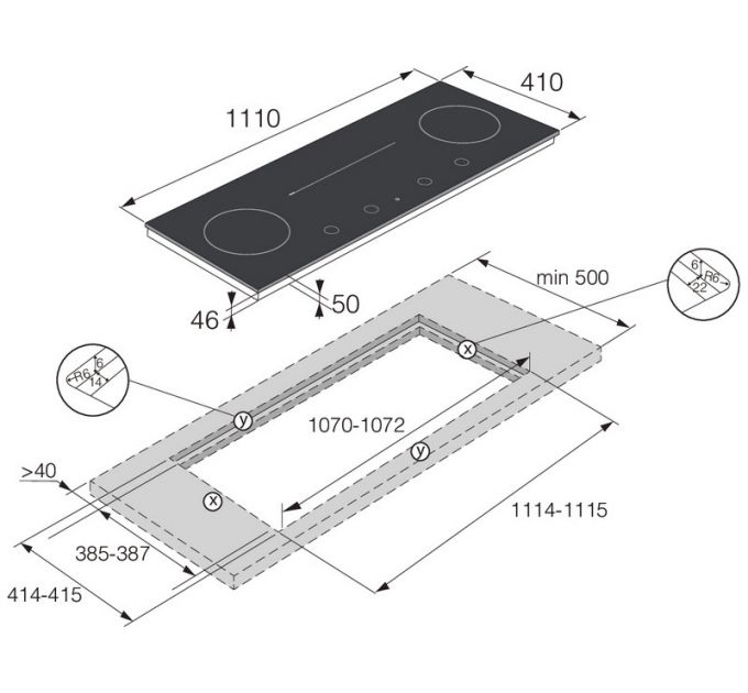 Варочная панель ASKO HID144MFC индукционная