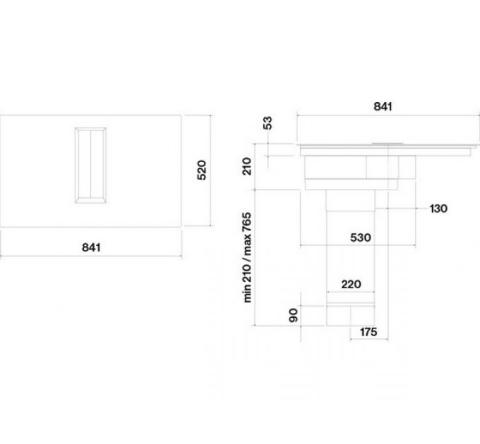 Варочная панель Falmec QUANTUM PRO индукционная с вытяжкой