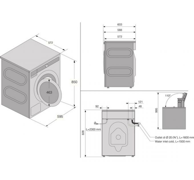 Стиральная машина ASKO W5096CW